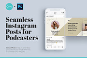 Podcast Carousel Posts CANVA + PS, a Social Media Template by Roger Coles (Thumbnail 1 of 8)