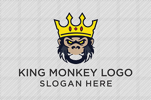 King Monkey Logo Design