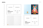 Vintage Halloween 5x7 Card Template, a Card Template by creatsy5 (Thumbnail 2 of 5)