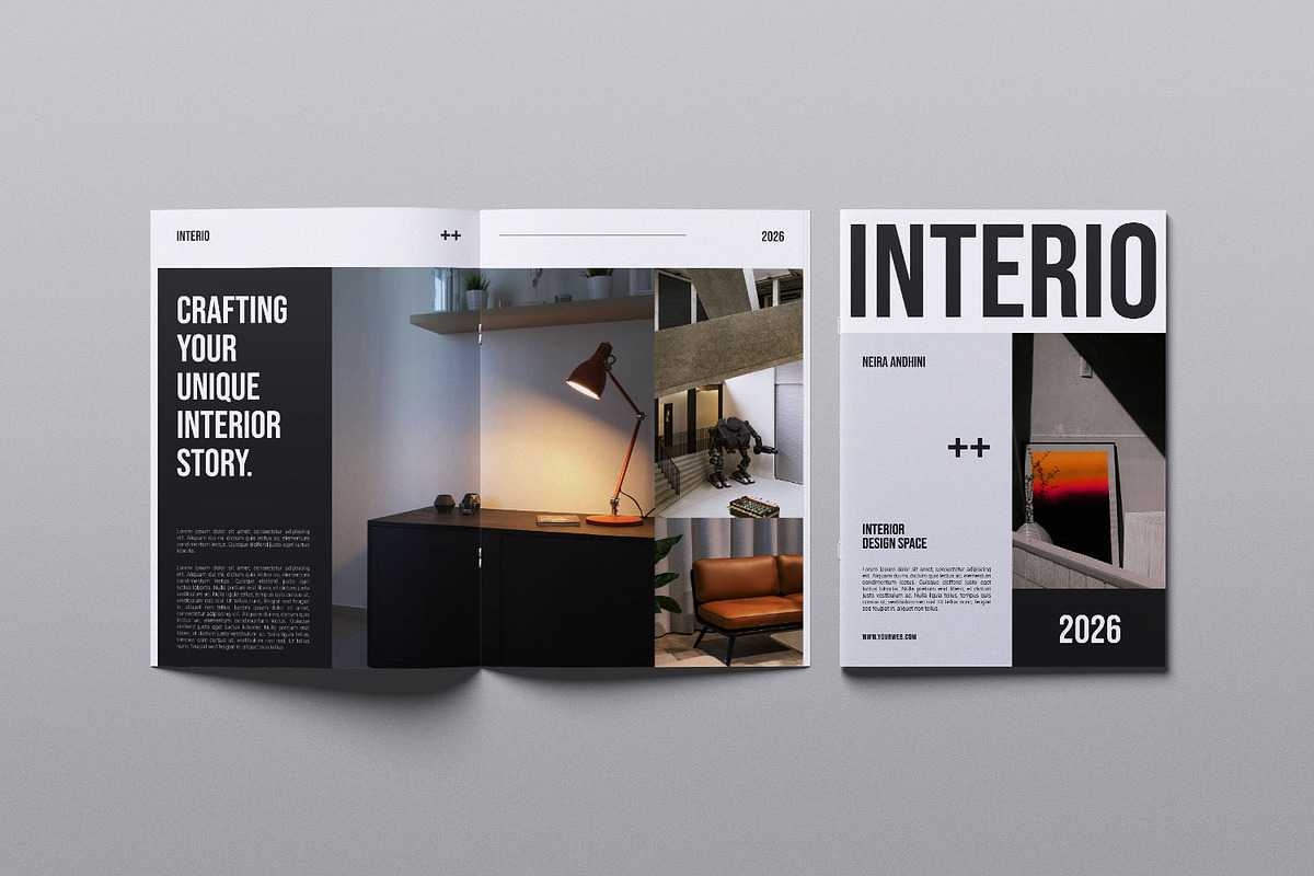 Interio Editorial Interior Magazine, a Magazine Template by Portocraft (Photo 2 of 6)