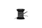 Sewing thread spool and needle, a Graphic by hafijul (Thumbnail 7 of 10)