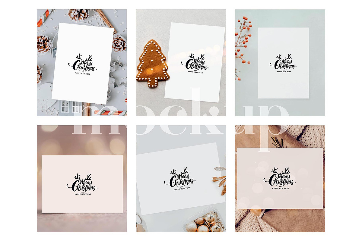 Christmas Card Mockup Bundle, a Product Mockup by MoMockups (Photo 6 of 6)