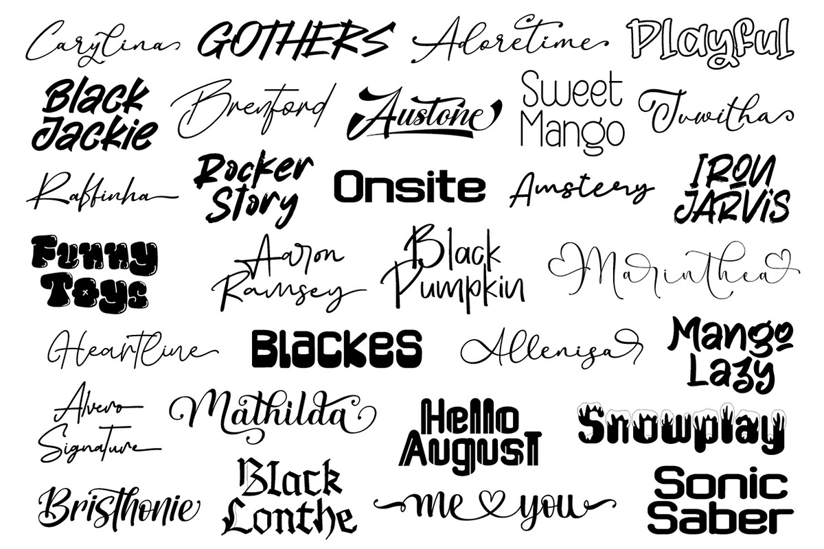 COMPLETE FONTBUNDLE, a Font by Letterafa Studio (Photo 2 of 2)