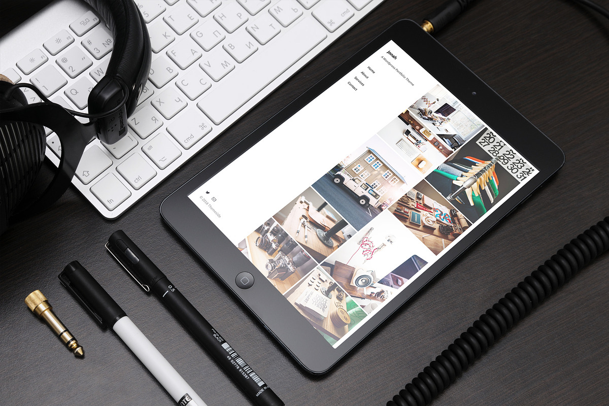 Jonah - Portfolio WordPress Theme, a WordPress Template by Themeside (Photo 2 of 3)