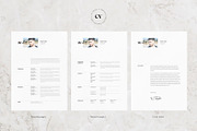 Wayne | CV / resume template, a Resume Template by CV house (Thumbnail 4 of 10)