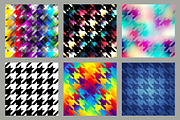 Hounds-tooth seamless patterns., a Pattern Graphic by tkdesign (Thumbnail 2 of 8)