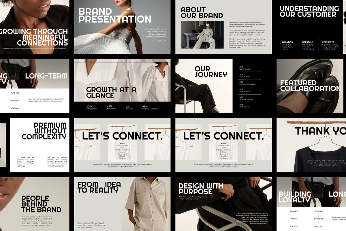 Luxury Brand Presentation Template, a Presentation Template by ShowUp! Studio (Photo 6 of 6)