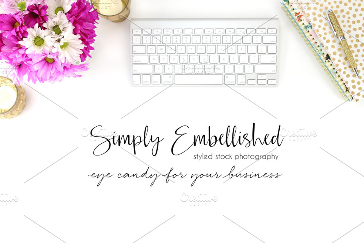 Styled Stock Photo ~ Desktop 136, a Product Mockup by Simply Embellished