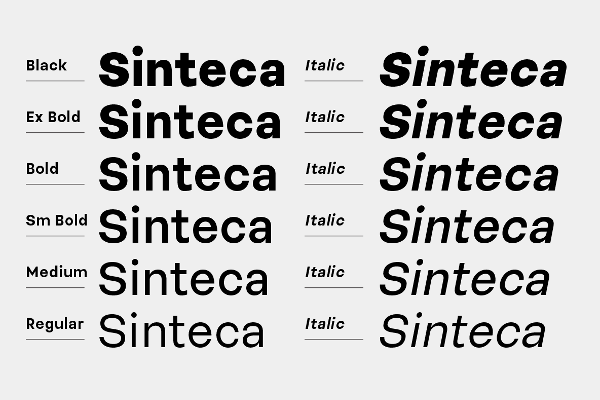 Sinteca Sans Serif, a Sans Serif Font by Yukita Creative (Photo 7 of 10)