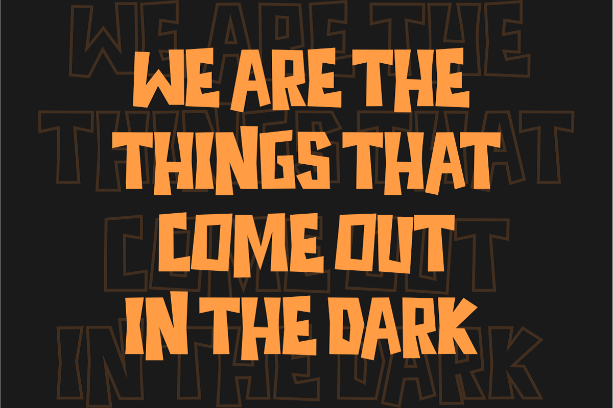 Nightmare - Halloween Display Font, a Sans Serif Font by Pian45 Studio (Photo 4 of 8)