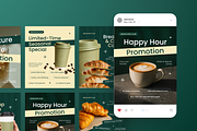 Cafe Shop Opening Instagram Post, a Social Media Template by Annora Studio (Thumbnail 3 of 6)
