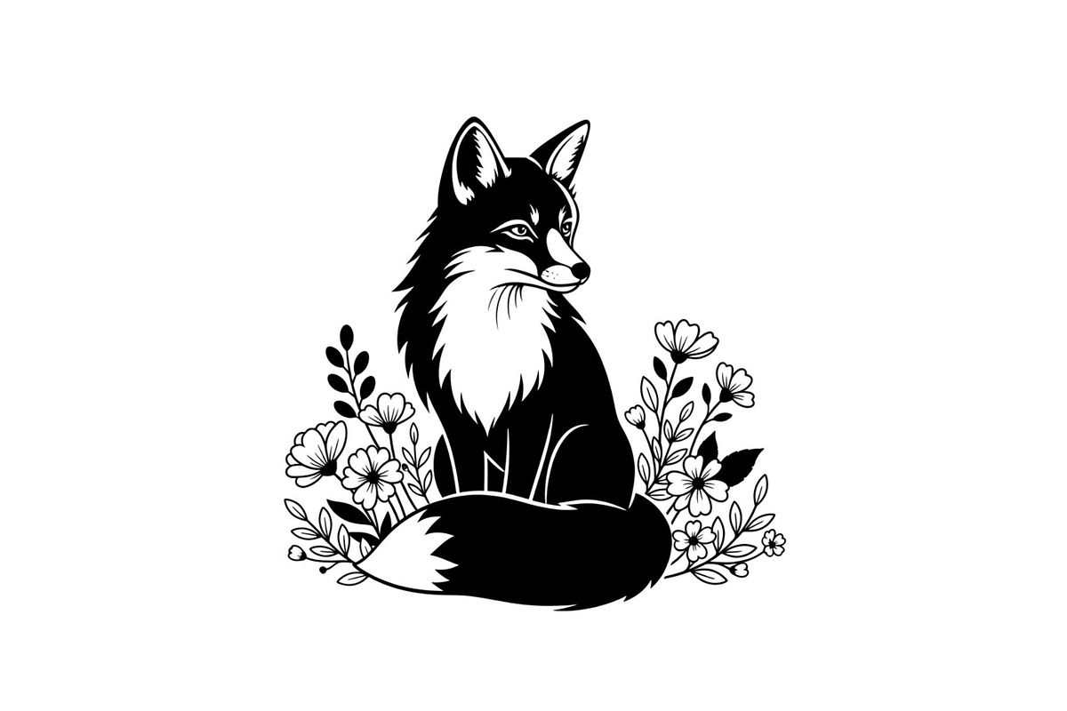 Cute Fox Silhouette Bundle, an Illustration by Designs_River (Photo 16 of 31)