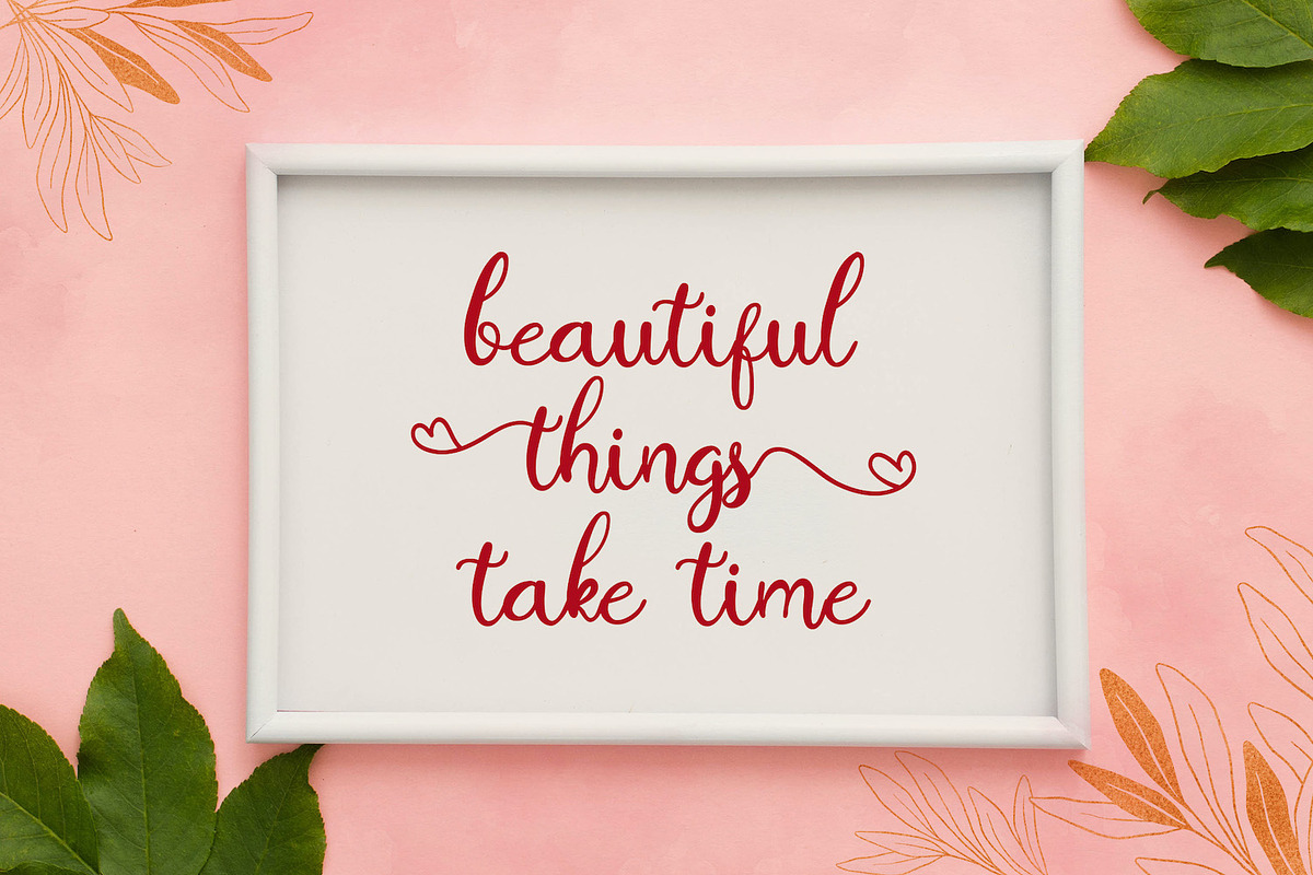 Hey Sweety - Modern Script Font, a Script Font by StringLabs (Photo 2 of 9)