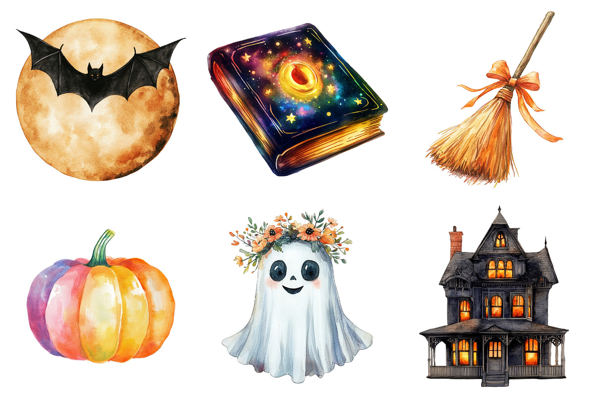 Halloween Season Clipart Bundle, an Illustration by Daily.Designs (Photo 2 of 4)