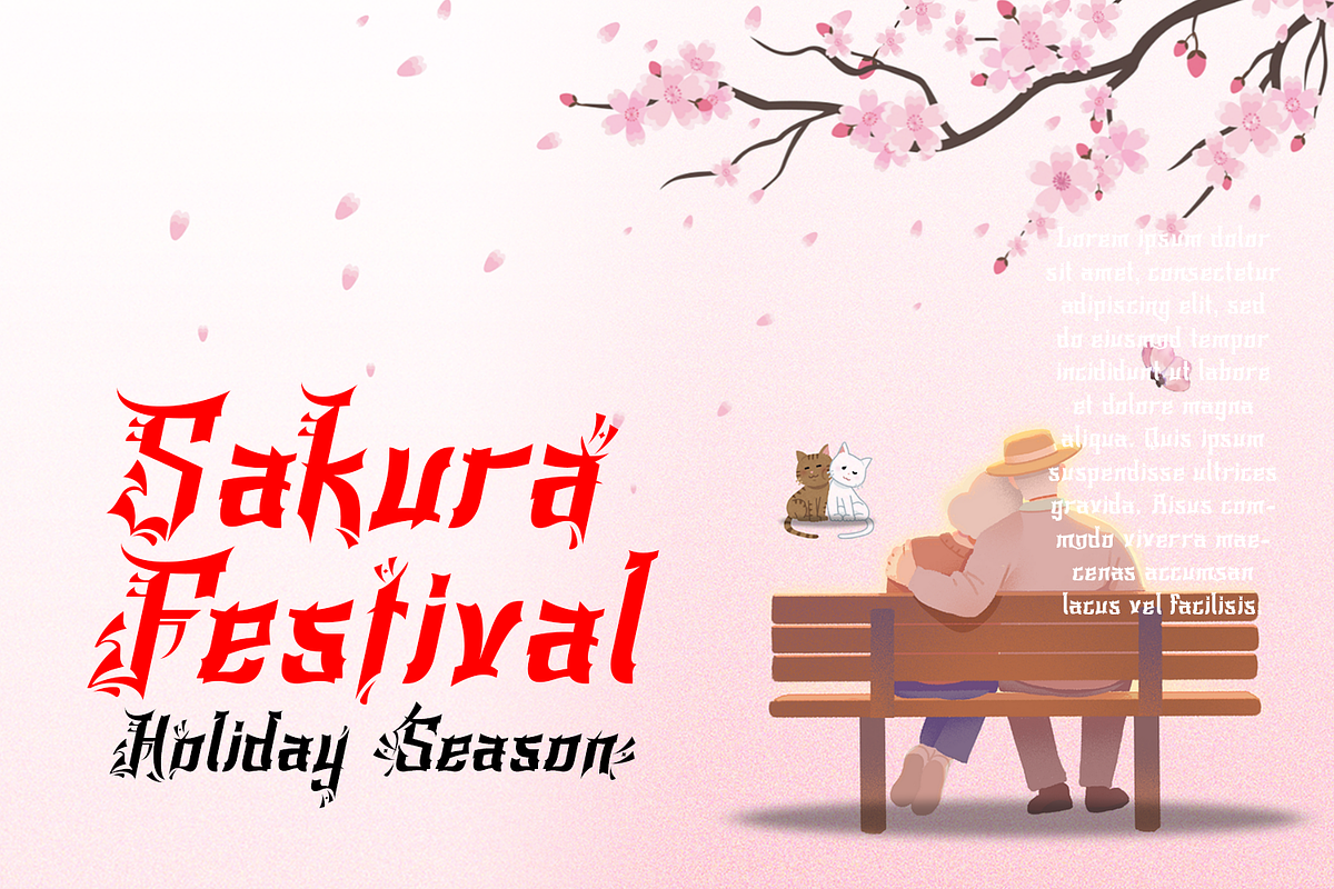 Kiyomori - Japanese Font, a Font by madeDeduk (Photo 2 of 8)