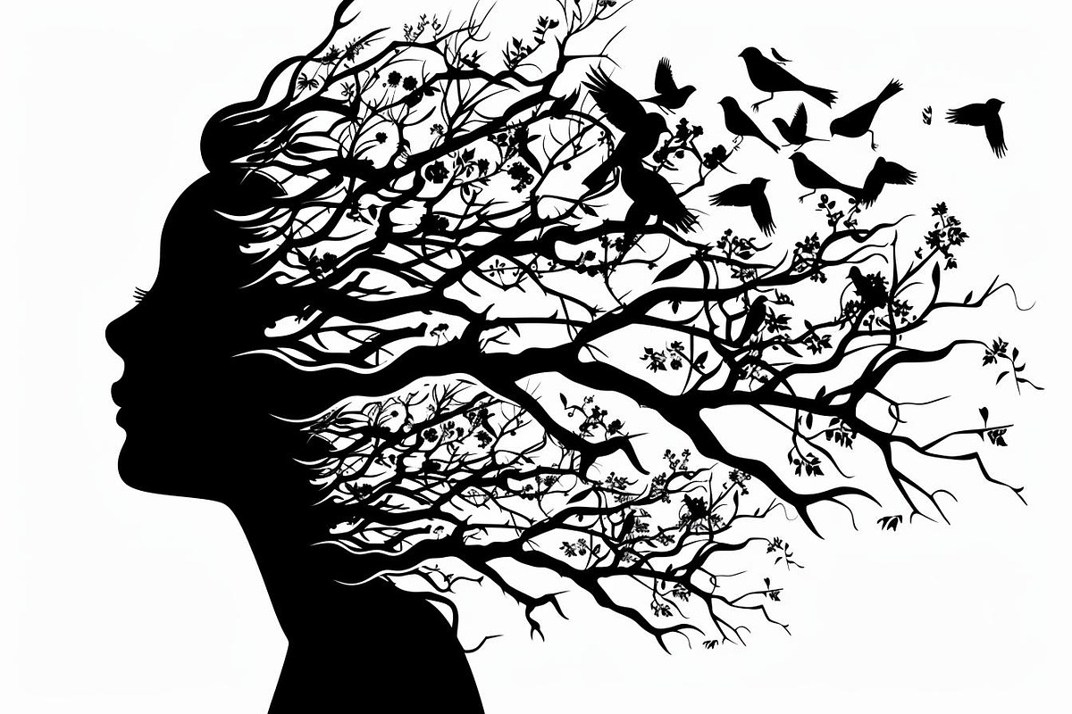 Nature Face Vector Collection, an Illustration by BIPLOB EXPERT (Photo 4 of 9)