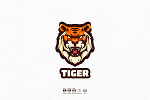 Tiger Mascot Logo Design