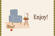 Cosy Autumn & Fall Graphics, a Seasonal Illustration by Gross Illustrations (Thumbnail 9 of 9)