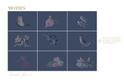 Rosavin Botanical Birds Patterns!, a Pattern Graphic by Pink Linen (Thumbnail 5 of 10)
