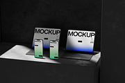 10 PSD Dark Multi Device Mockup Set, a Mac Mockup by East Gallery (Thumbnail 8 of 10)