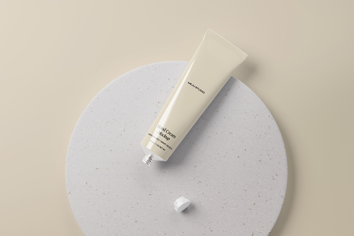 Metallic Cosmetic Tube Mockups, a Packaging Mockup by Wildfield Studio (Photo 7 of 12)