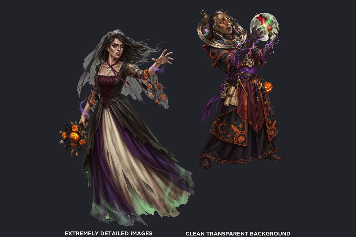 The Thirteenth Night Grimhollow Tale, a Seasonal Illustration by ThatsDesignArt (Photo 4 of 17)