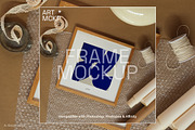Framed Art (Square): PSD mockup set, a Merchandise Mockup by MCKP*ME (Thumbnail 5 of 9)