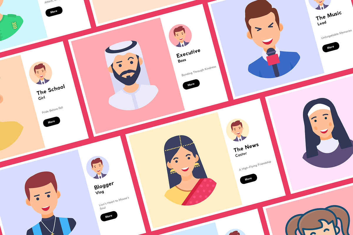 Professional People Avatars, an Emoji Icon by Brickclay (Photo 4 of 8)