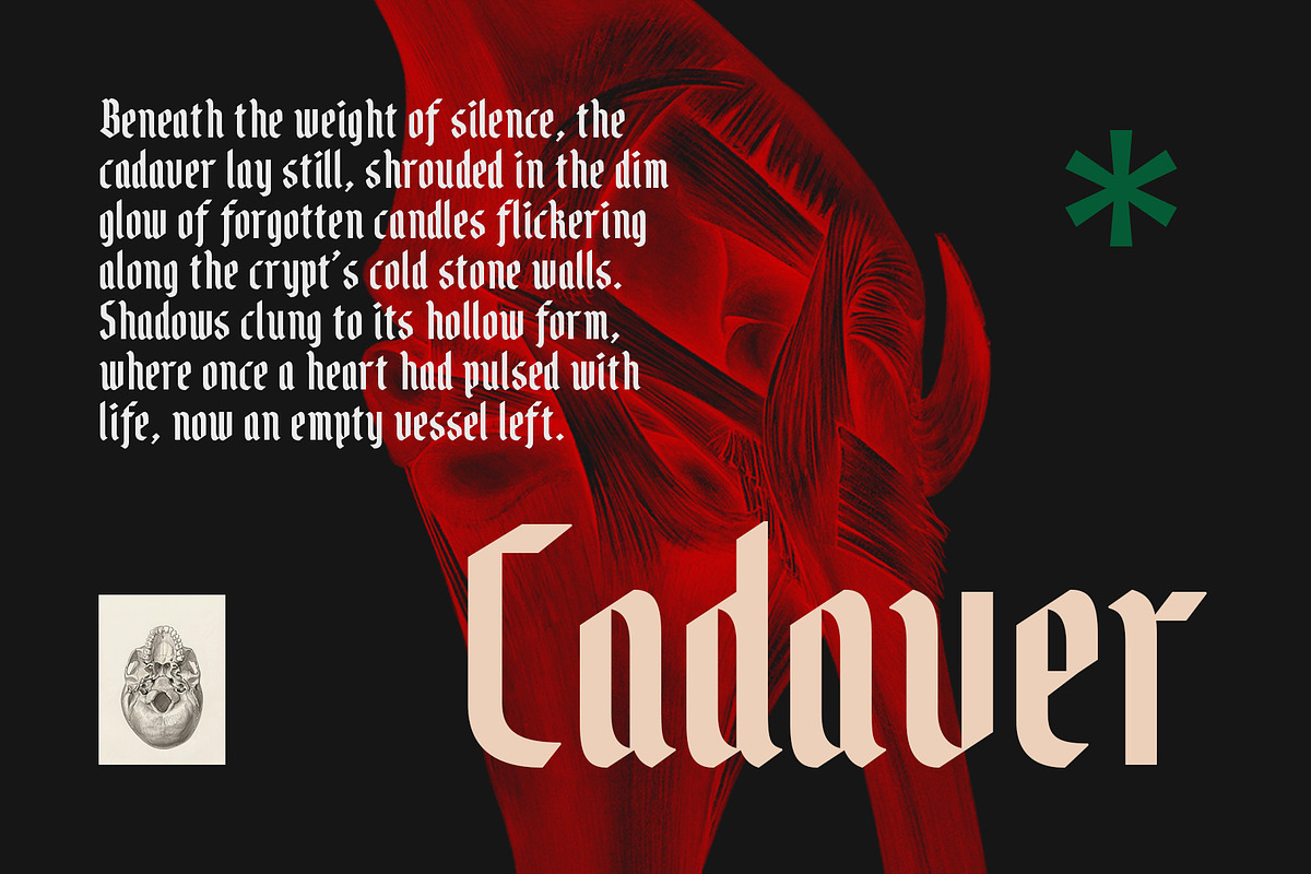 CS Brine – Blackletter Font, a Blackletter Font by Craft Supply Co. (Photo 2 of 8)