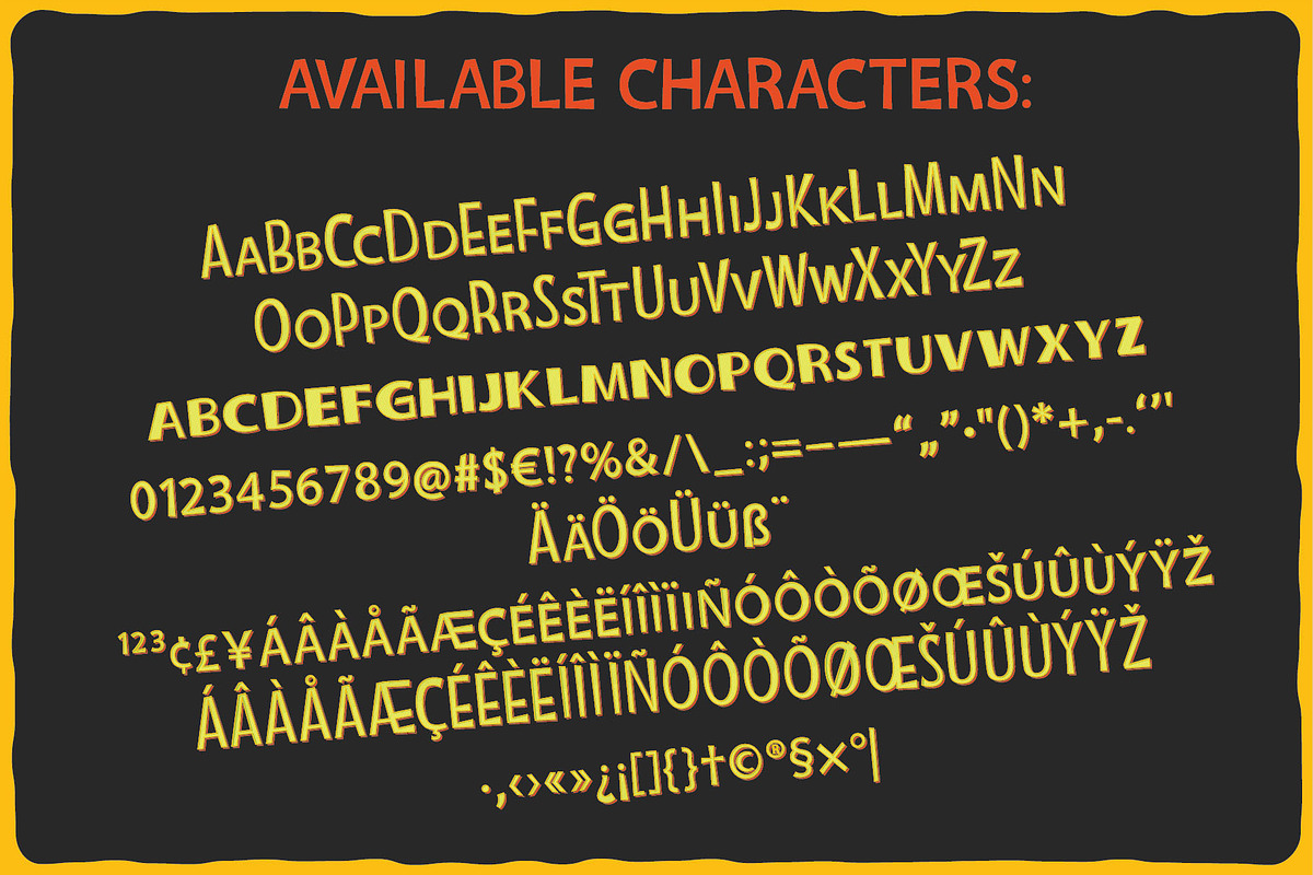 Green Mexican Typeface, a Symbol Font by VozzyStock (Photo 2 of 6)