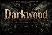 Darkwood, a Blackletter Font by Wow Magic (Thumbnail 3 of 4)