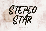 Stereo Star Handwritten Font, a Handwritten Font by MACK 75 (Thumbnail 1 of 3)