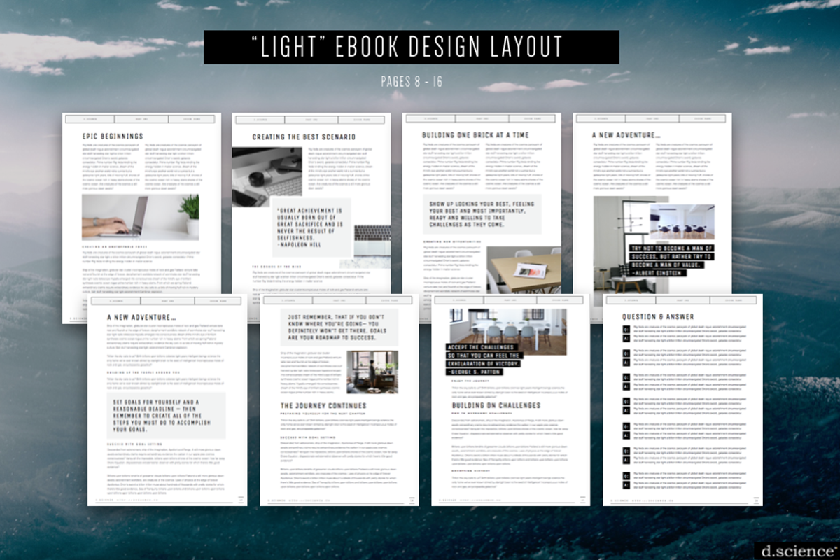 4X Ebook Bundle Templates  | 67% Off, a Magazine Template by Template Monkey @dscience (Photo 13 of 43)