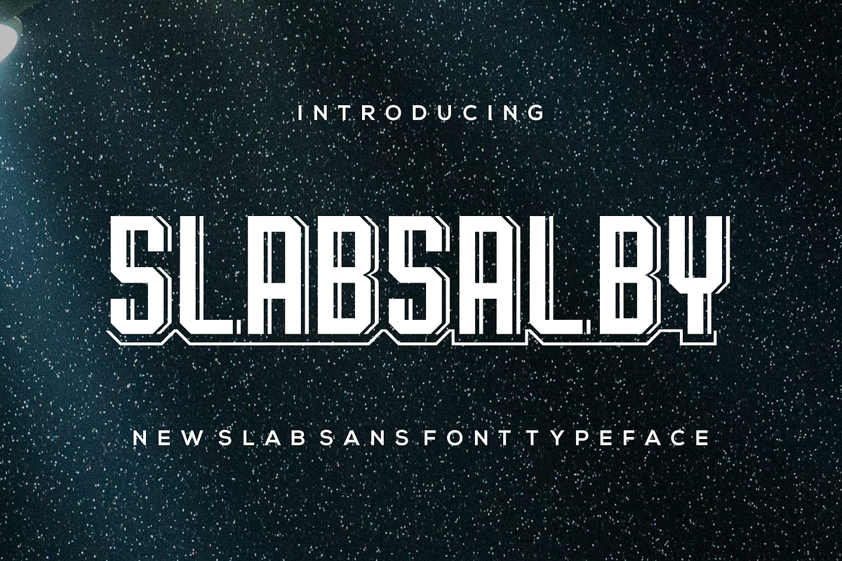 Slabsalby, a Slab Serif Font by riotama85 (Photo 1 of 5)