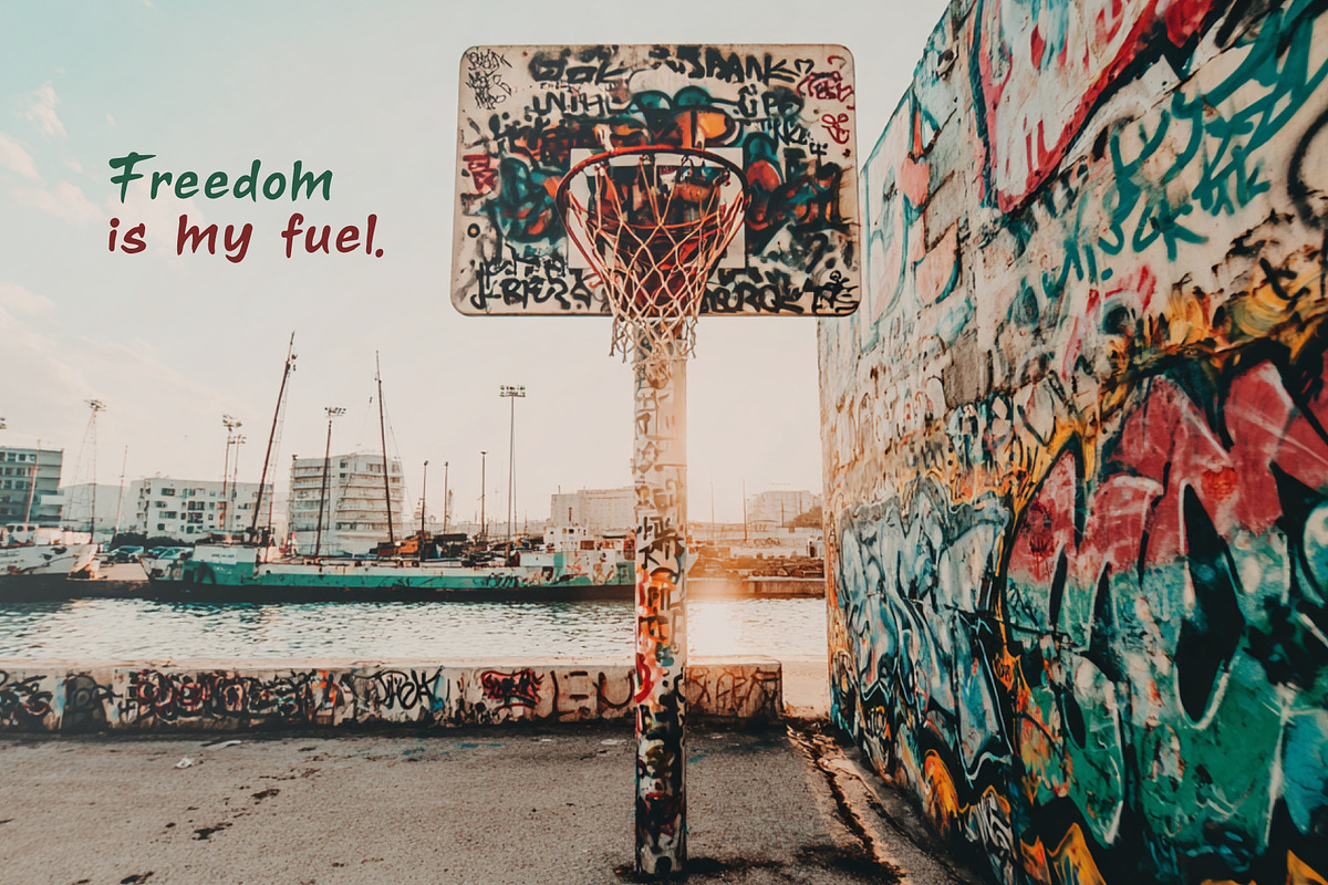 Graffiti Tagline Brave Font, a Font by Graphic Spirit (Photo 8 of 11)