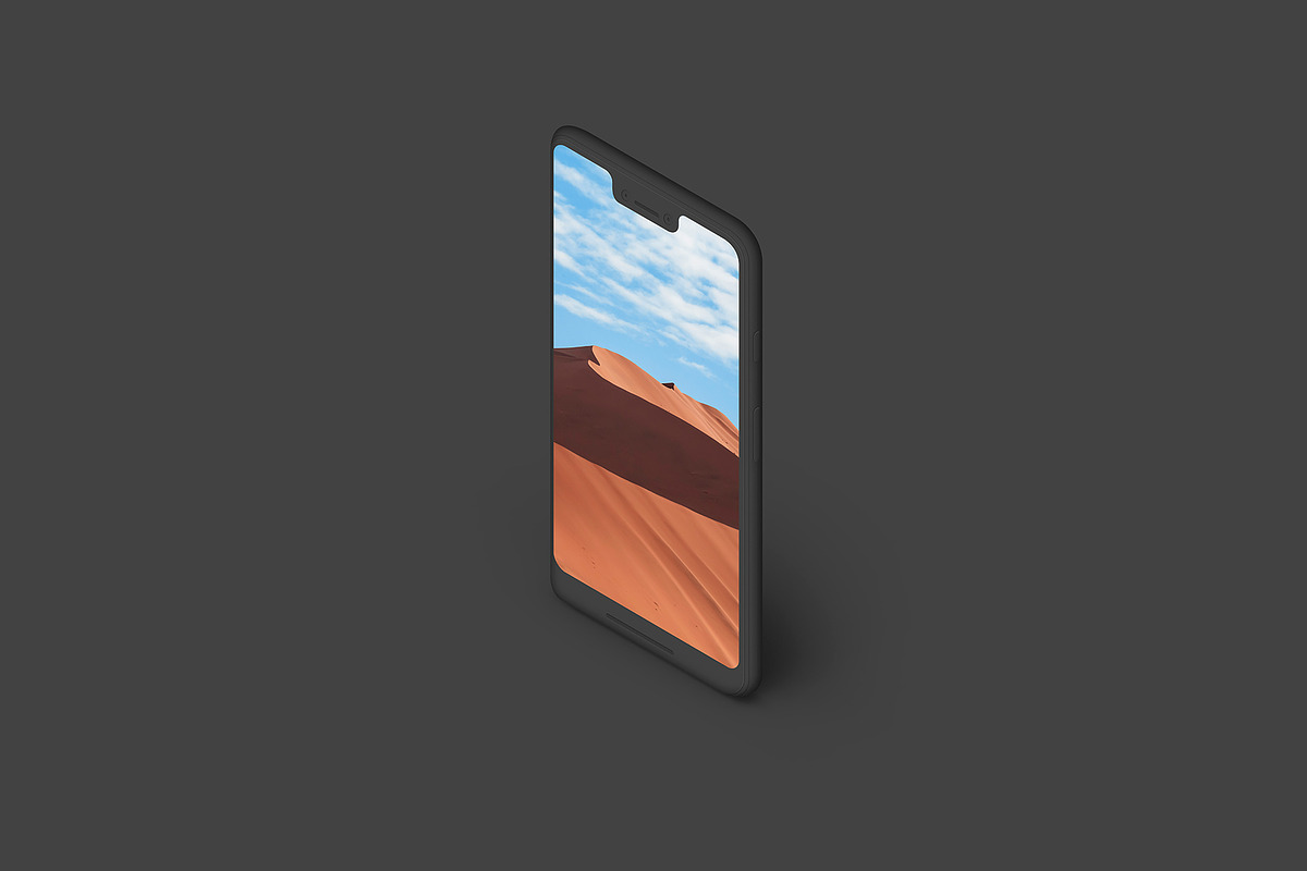 Pixel 3XL - 21 Clay Mockups - PSD, an iPhone Mockup by Asylab (Photo 29 of 73)