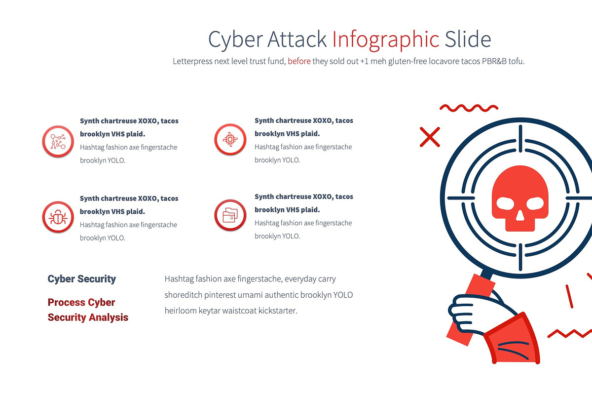 Cyber Attack PowerPoint Slides, a Presentation Template by Pulsecolor