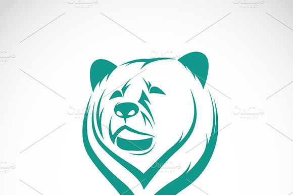 Vector Image Of An Bear Head