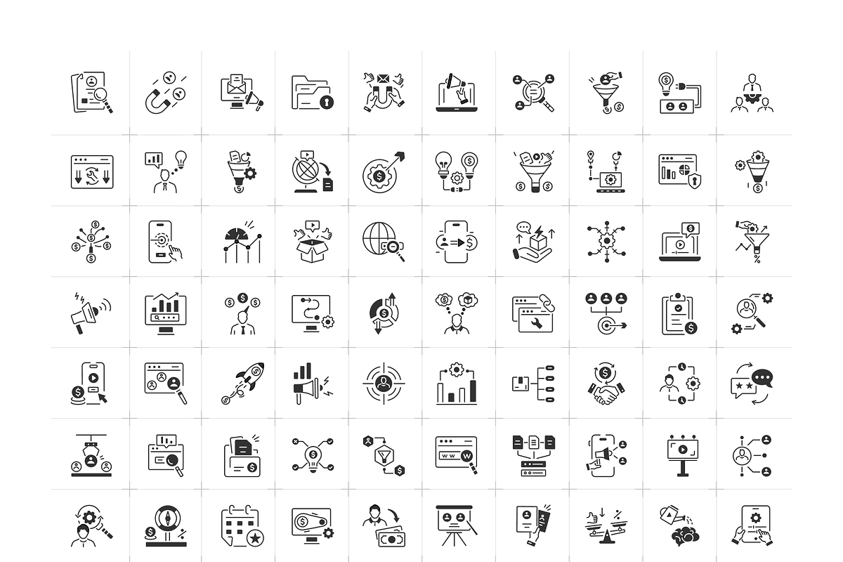 Animated Lead Generation Icons, a Solid Icon by Prosymbols (Photo 6 of 8)