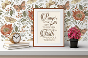 Wedding Butterflies Poppy Poppies, a Pattern Graphic by Vintage (Thumbnail 9 of 13)