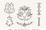 Antique Vintage Monogram Initial I, an Object Graphic by Antique Monograms (Thumbnail 1 of 4)