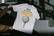 Vintage Golf Lover T-Shirt Design, a Sport Illustration by shaondesigns (Thumbnail 4 of 6)