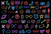 Neon Icons, an Outline Icon by Pixflow (Thumbnail 2 of 6)