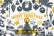 Hand drawn christmas Illustrations, a Decorative Illustration by Natalya Levish (Thumbnail 1 of 5)
