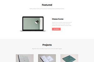 Razor - One Page HTML Template