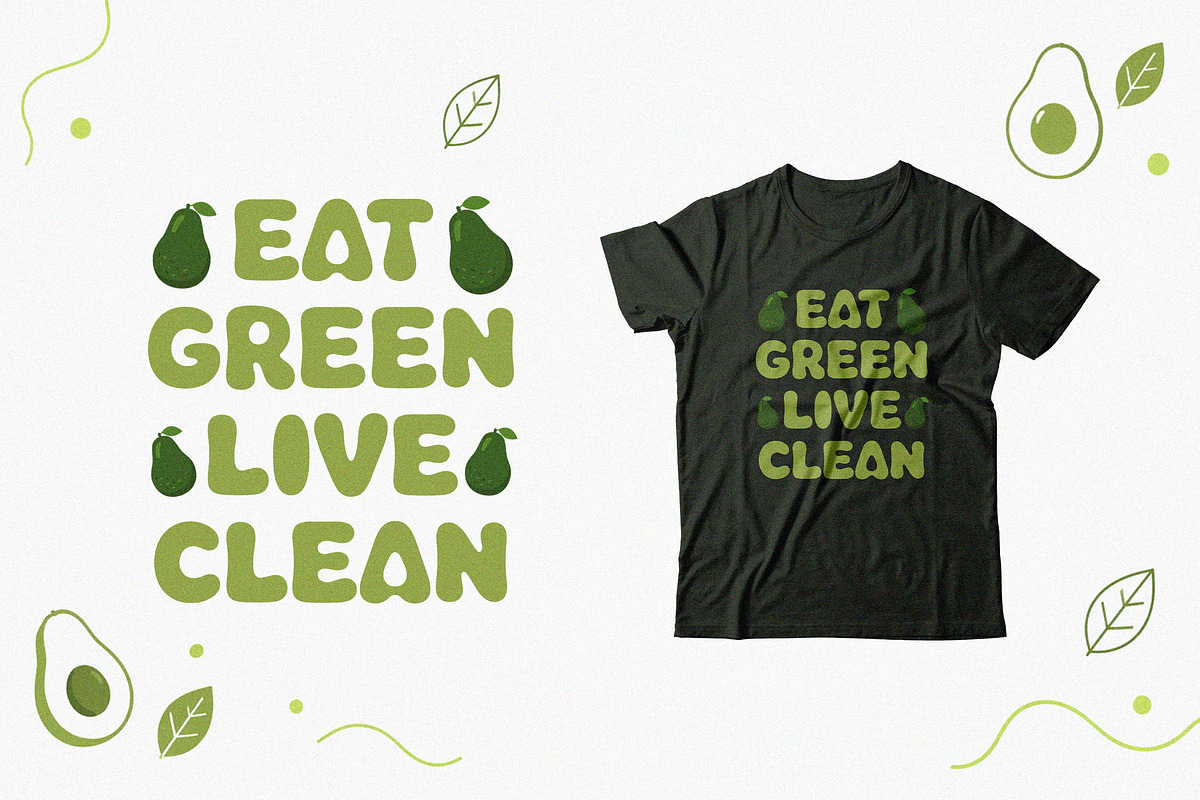 Avicoa – Organic Avocado Font, a Handwritten Font by NTC Graphic (Photo 4 of 9)