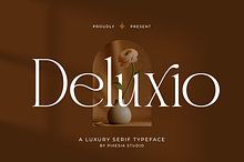 Deluxio - Modern Luxury Serif Font