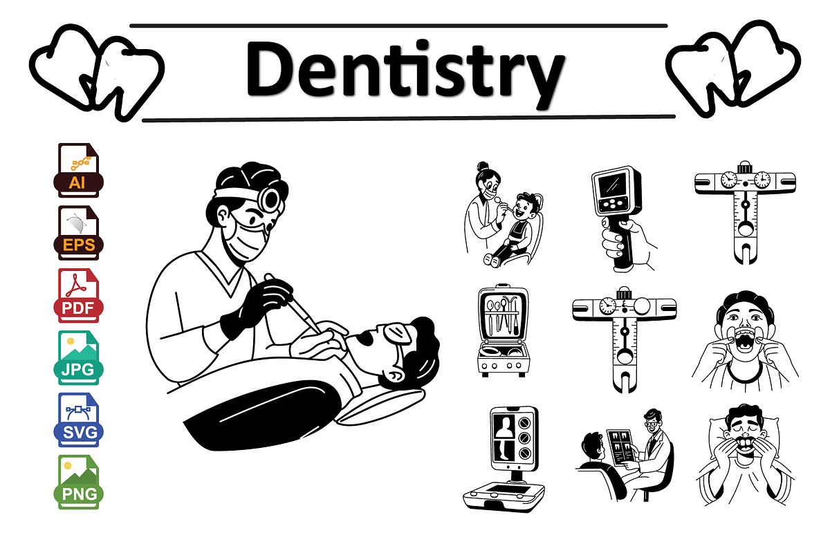 Dentist Icon Pack | Dental Care, an Icon by Vector Portal (Photo 1 of 4)