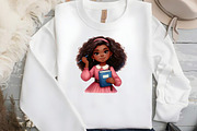 Black Kids Back to School - Clipart, an Illustration by DreamCafeArt (Thumbnail 4 of 5)