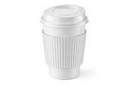 Coffee Cup & Paper Holder PSD Mockup, a Cups & Container Mockup by LoopAll (Thumbnail 5 of 5)